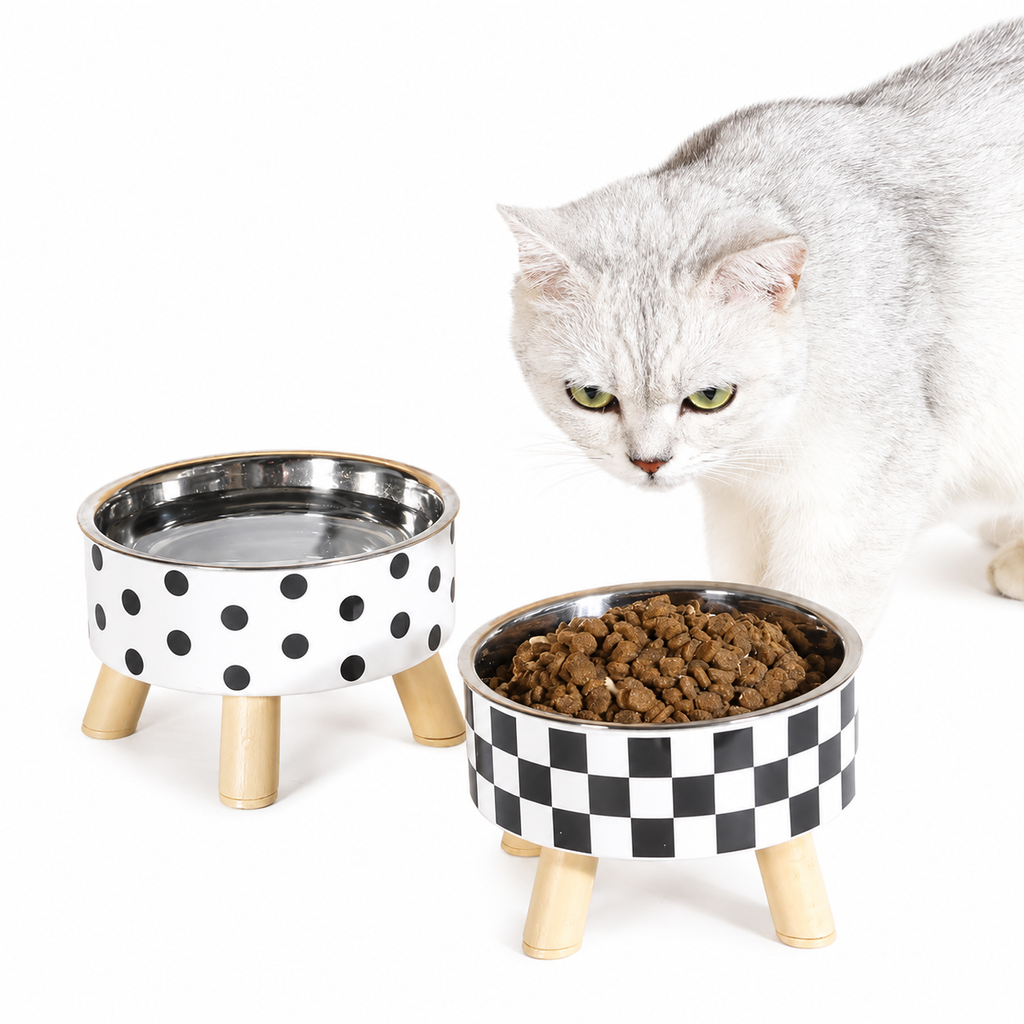 Polka Dot Pet Bowl