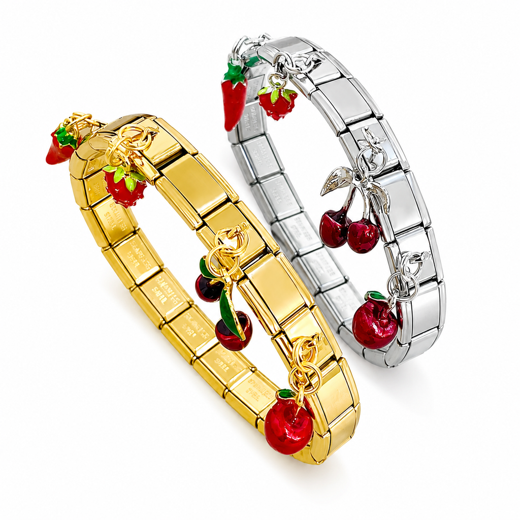 Cherry Cube Bracelet