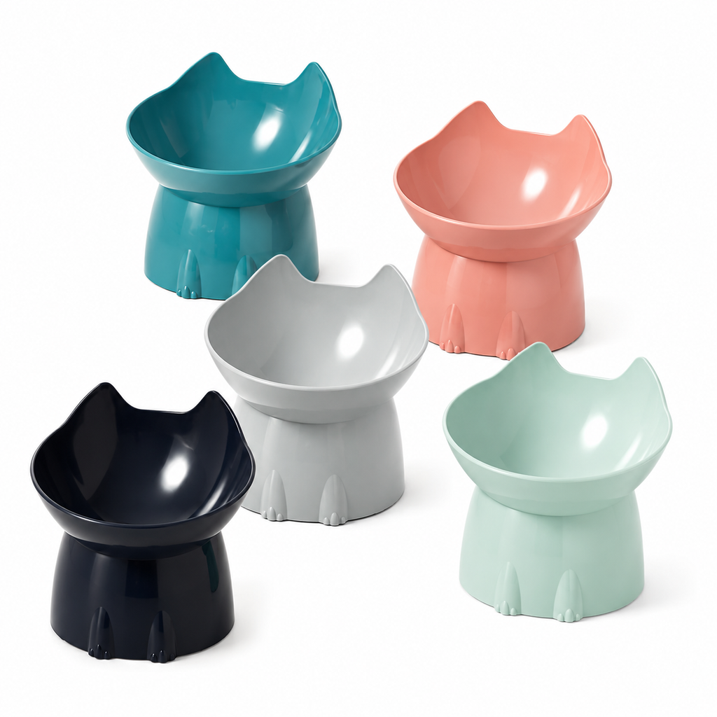 Elevated Kitty Bowl