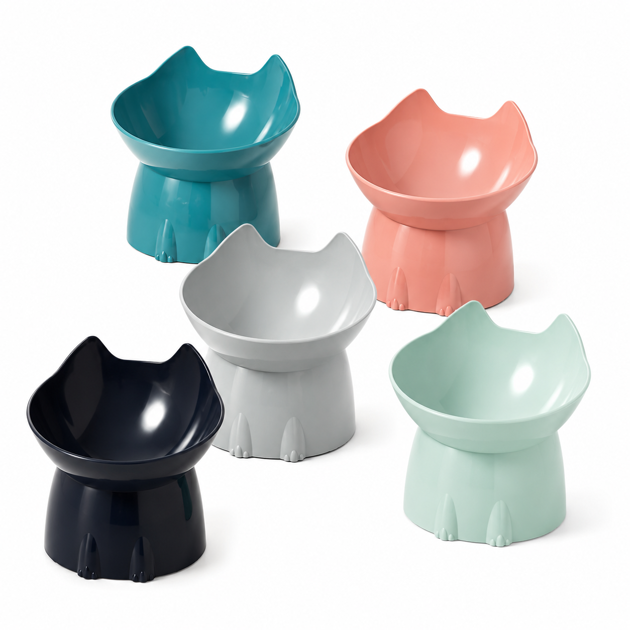 Elevated Kitty Bowl