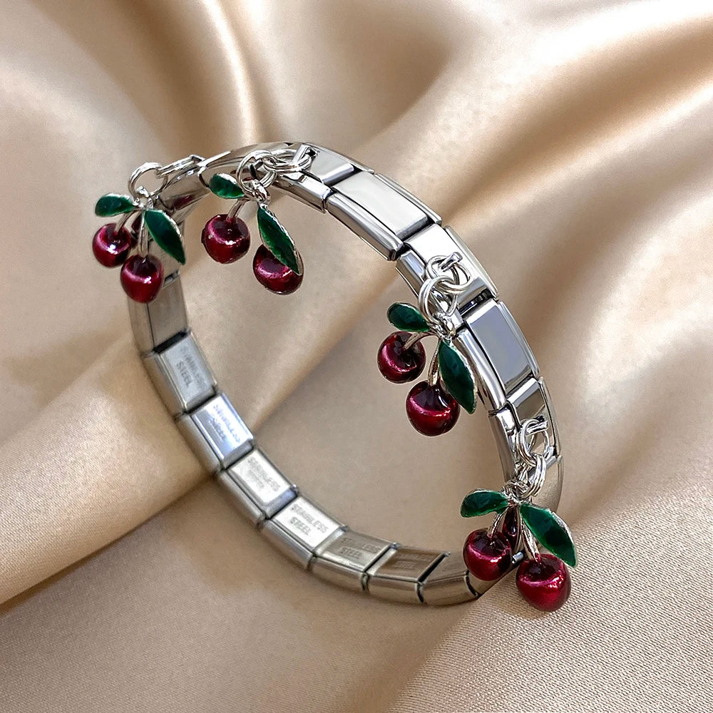 Cherry Cube Bracelet