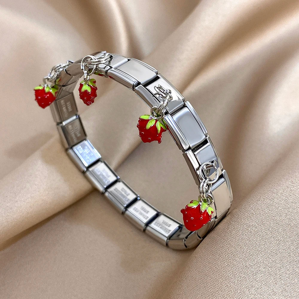 Cherry Cube Bracelet