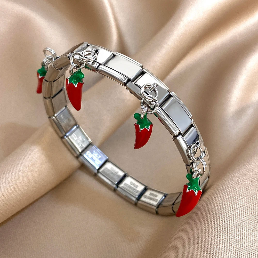 Cherry Cube Bracelet