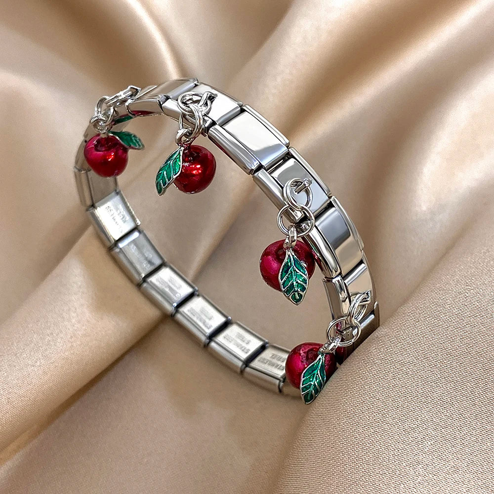 Cherry Cube Bracelet