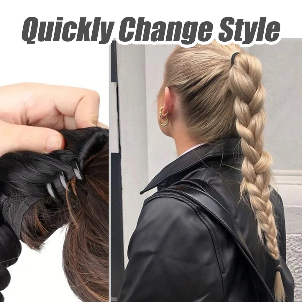 Claw Clip On Braided Ponytail