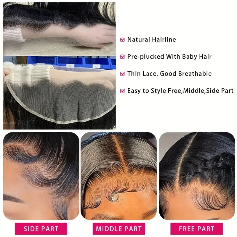 Straight Lace Closure Human Hair Extensions