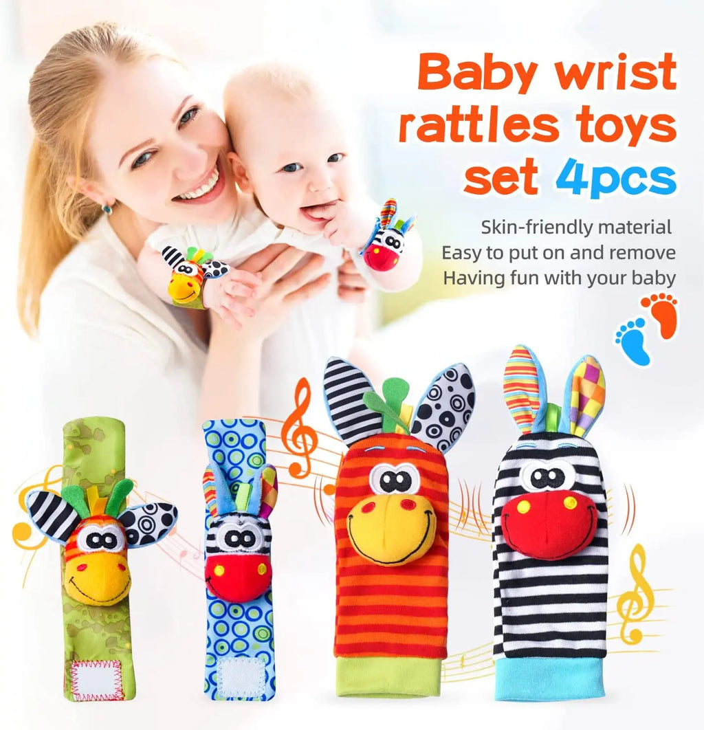 Baby Wrist & Foot Rattles