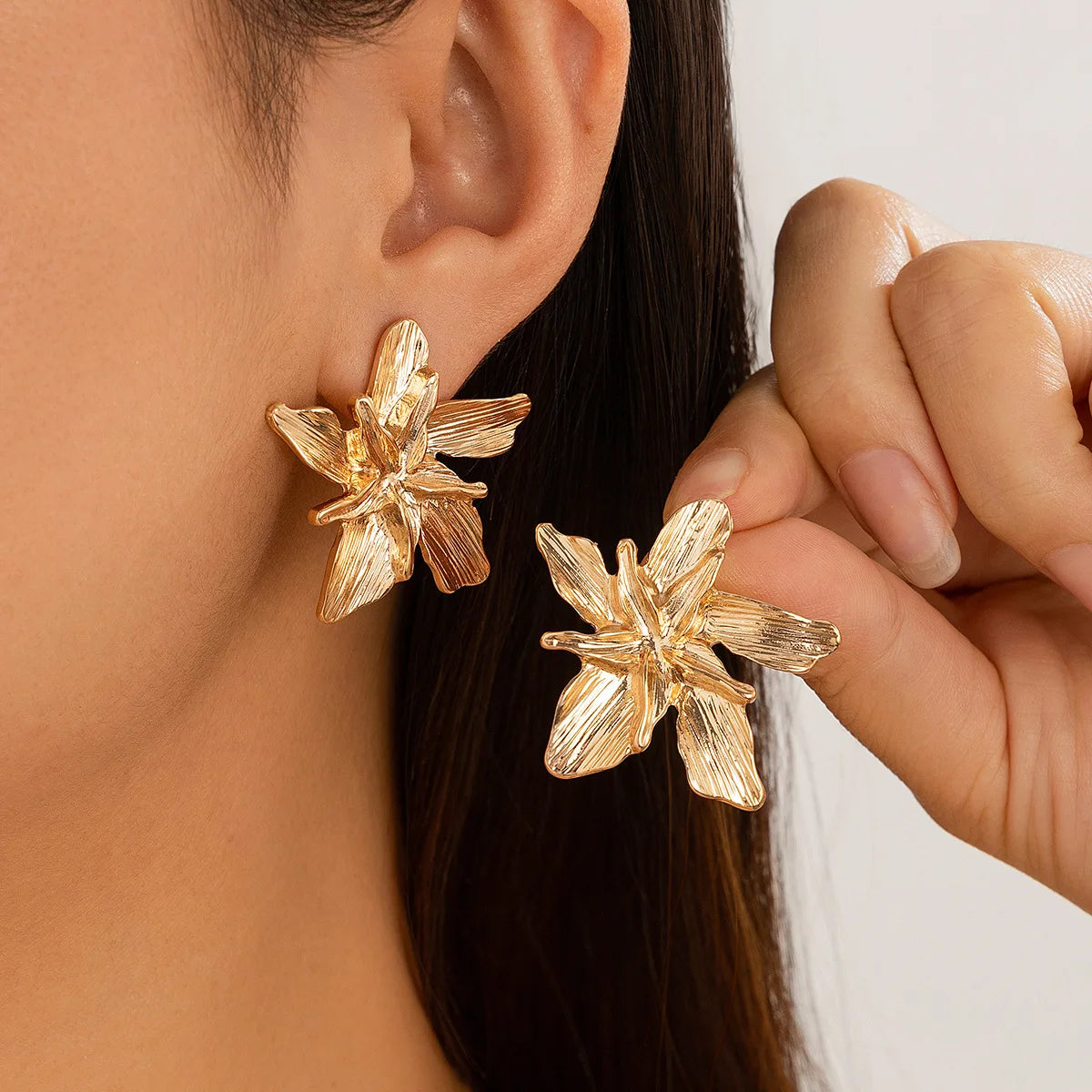 Floral Bloom Ring & Earrings