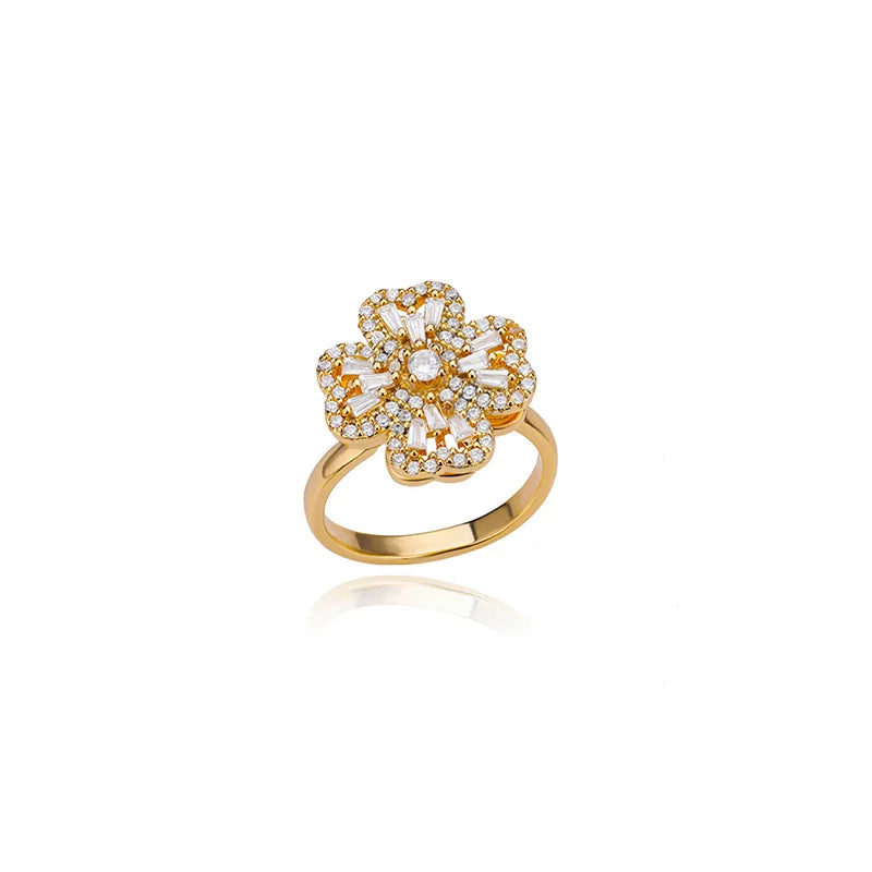Golden Bloom Ring