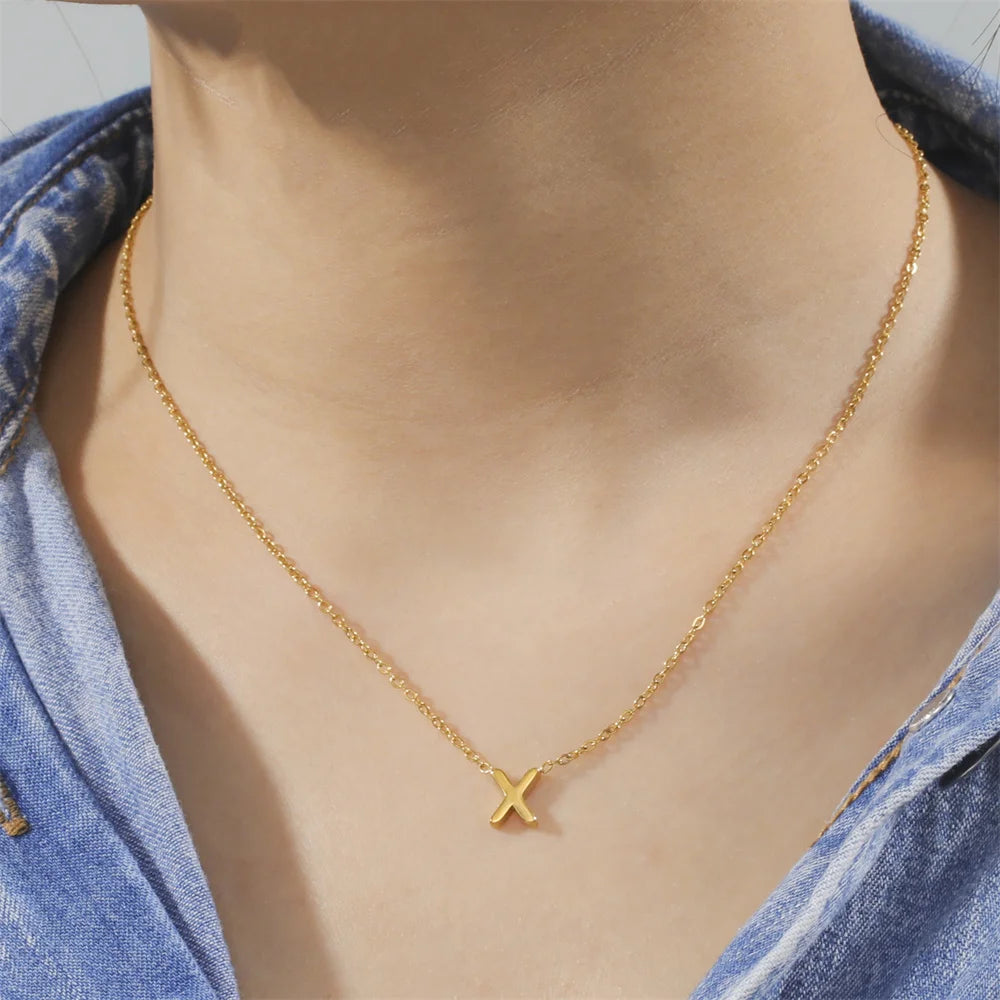 Alphabet Charm Necklace