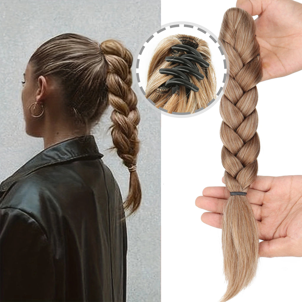 Claw Clip On Braided Ponytail