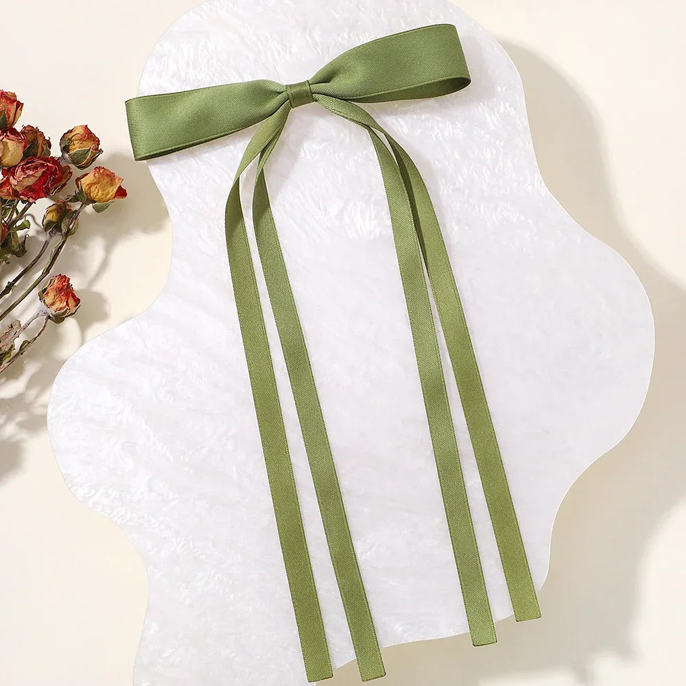 Sweet Charm Bow Hair Clip Duo