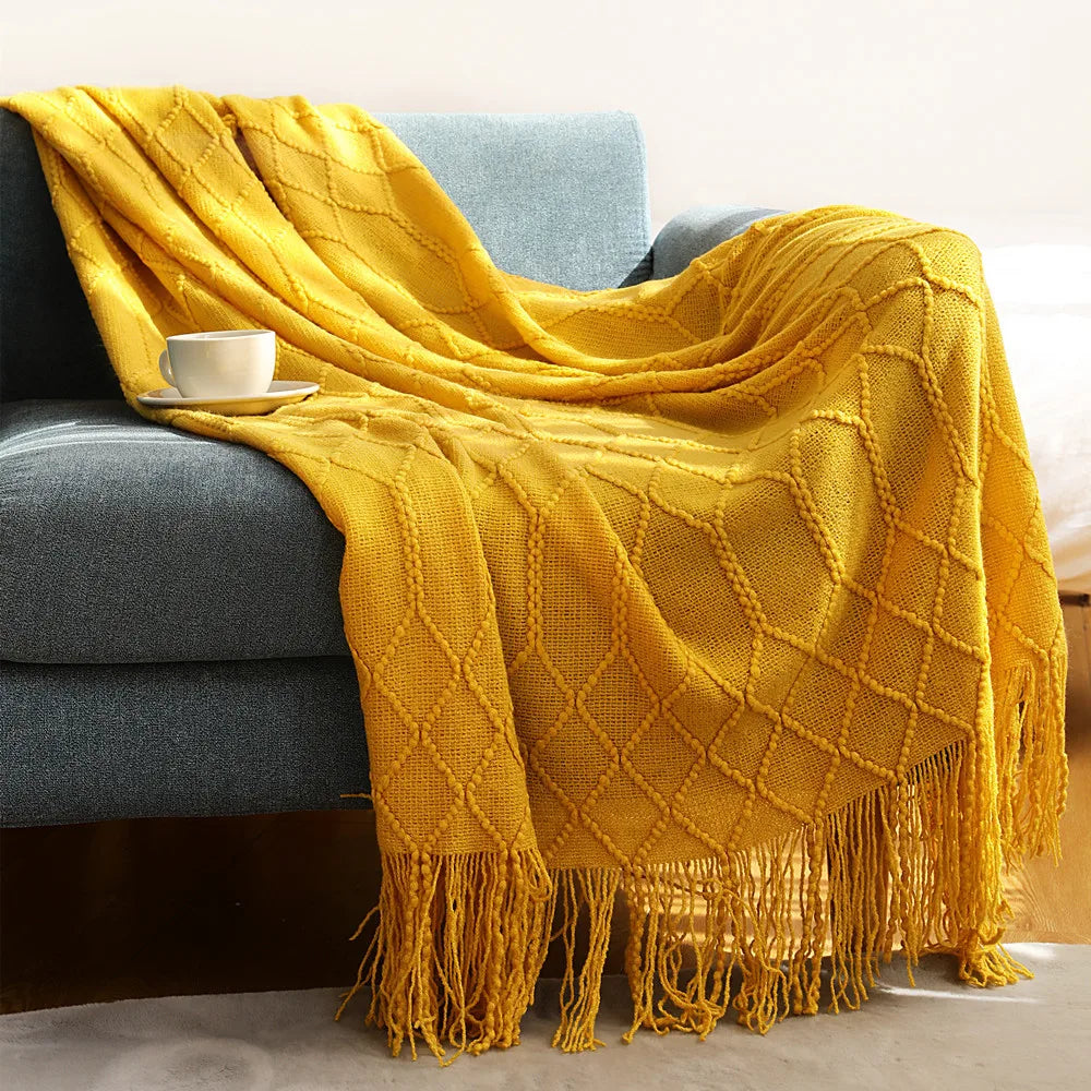 Cozy Tassel Throw