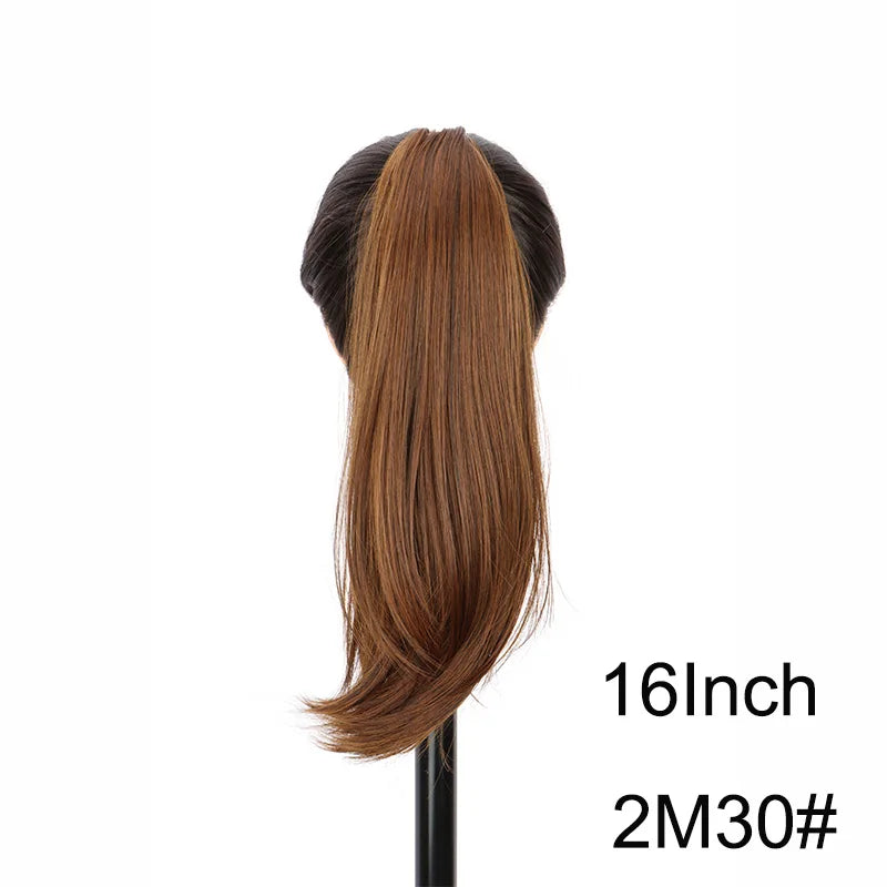 Female Slightly Curve Ponytail Hair Extension