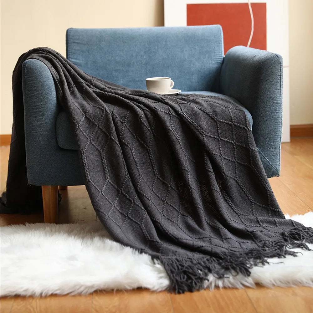 Cozy Tassel Throw