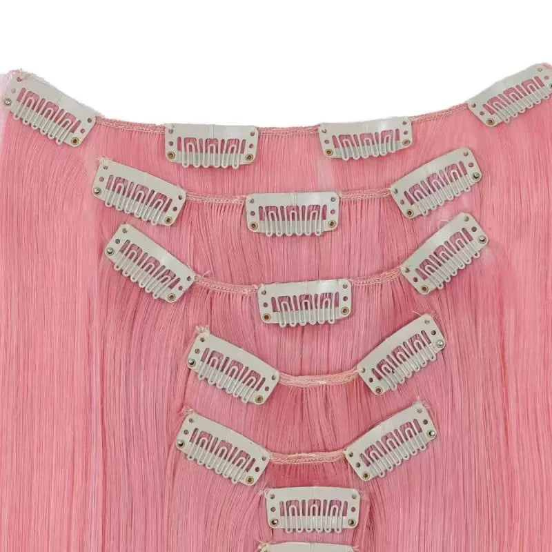 Long Straight 7 Clips Hair Extensions