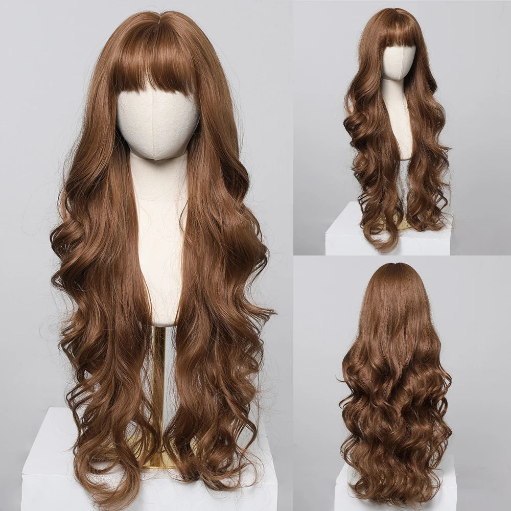 Brown Wavy Wig