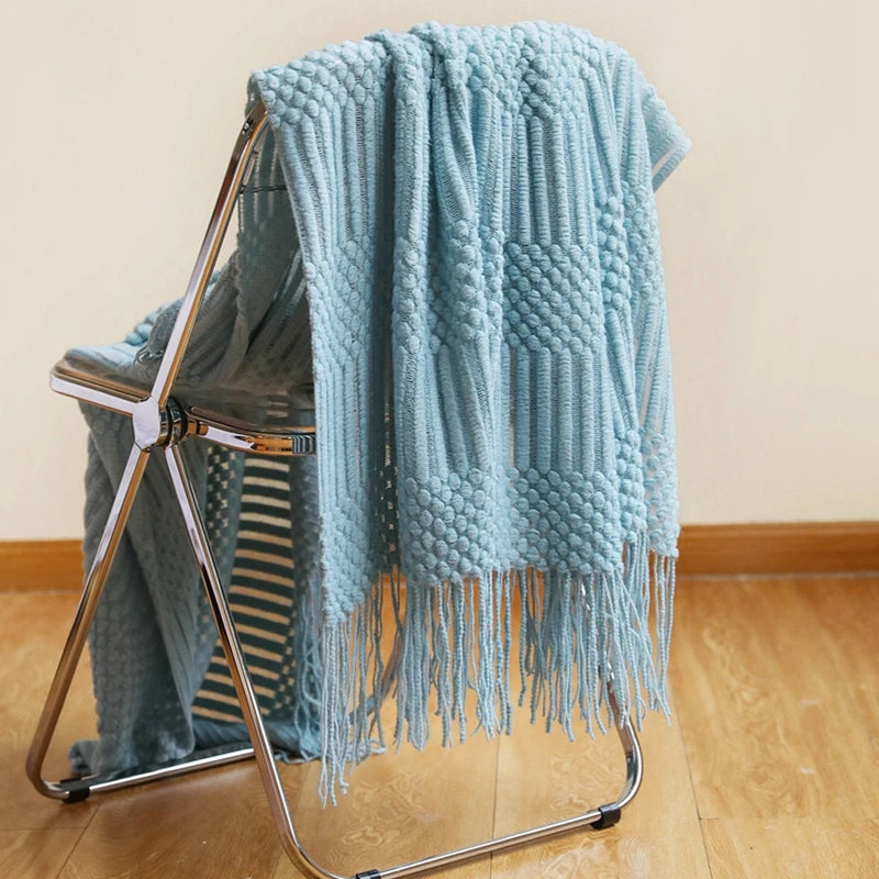 Cozy Tassel Throw