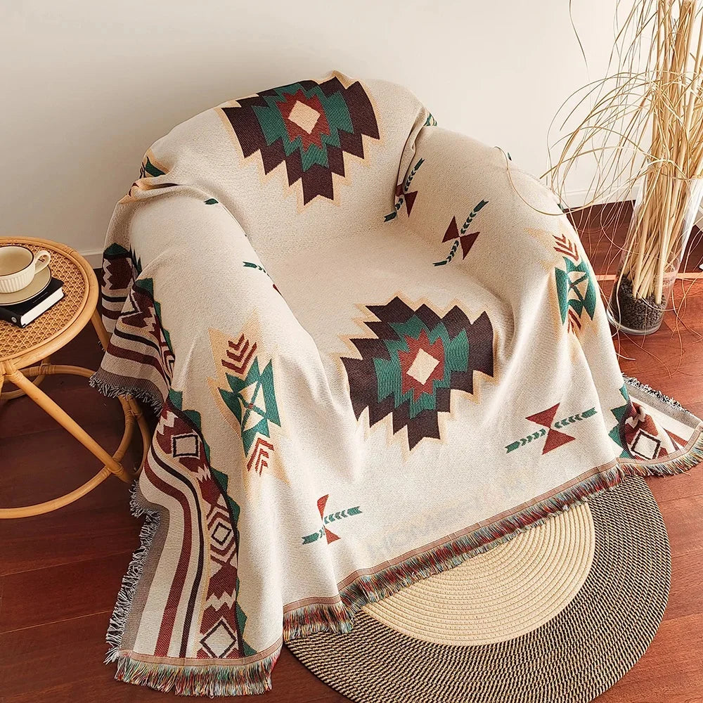 Boho Weave Throw Blanket
