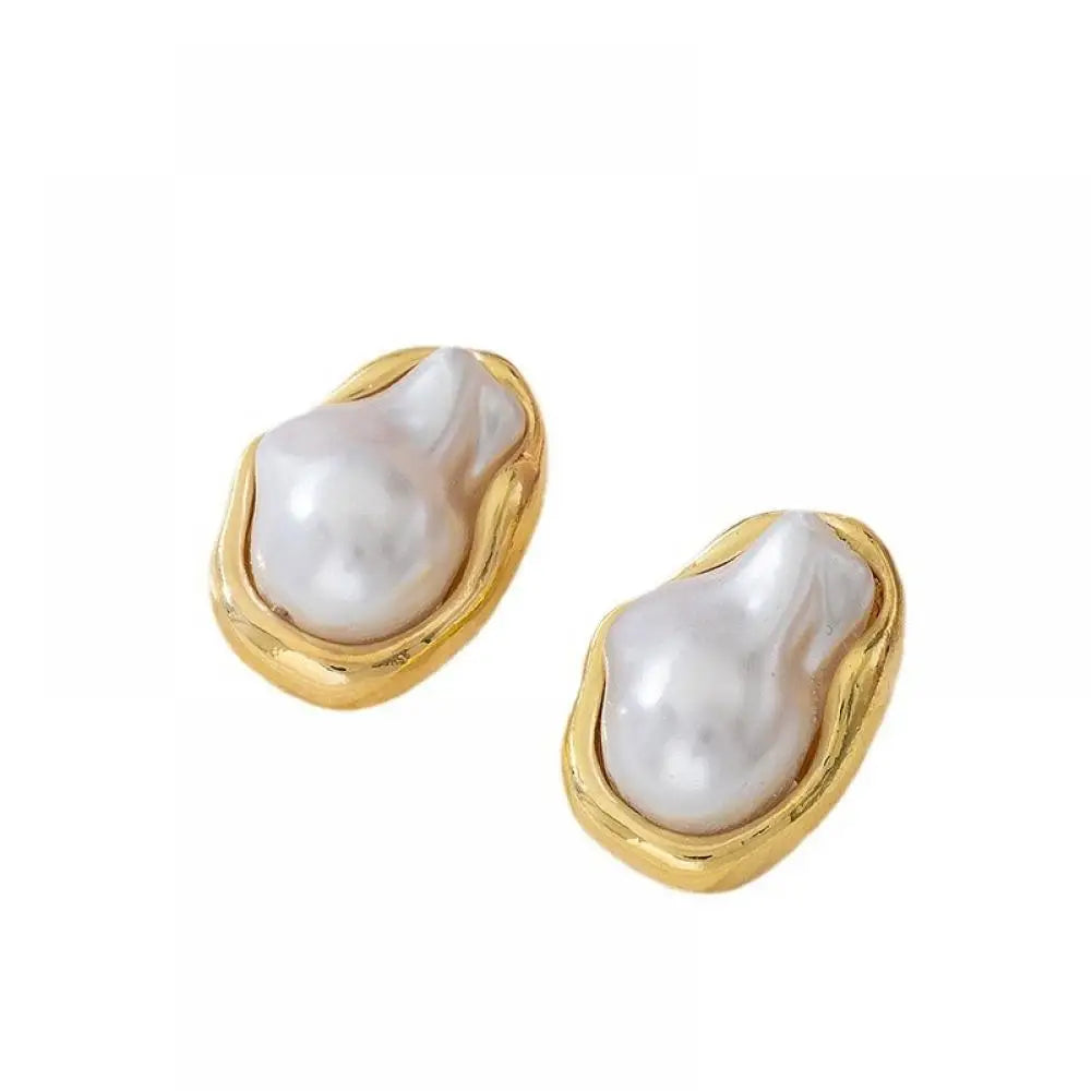 Pearl Stud Earrings