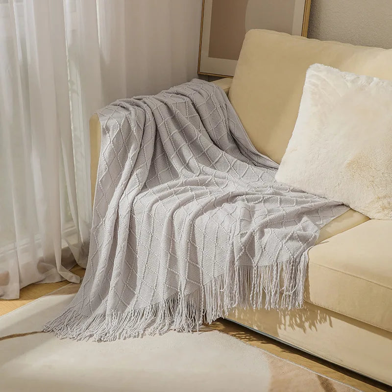 Cozy Tassel Throw