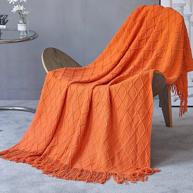 Cozy Tassel Throw