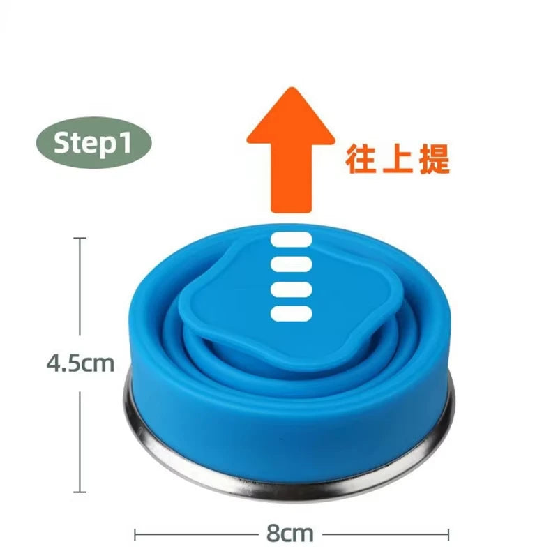 Portable Silicone Folding Water Cup