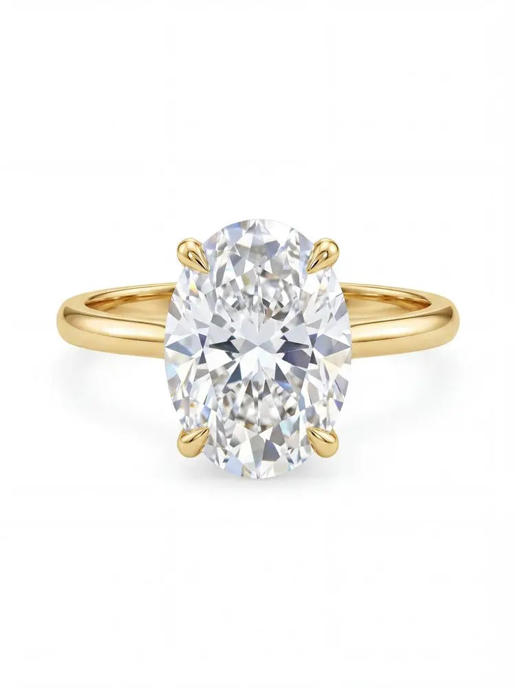 Oval Glow Zircon Ring