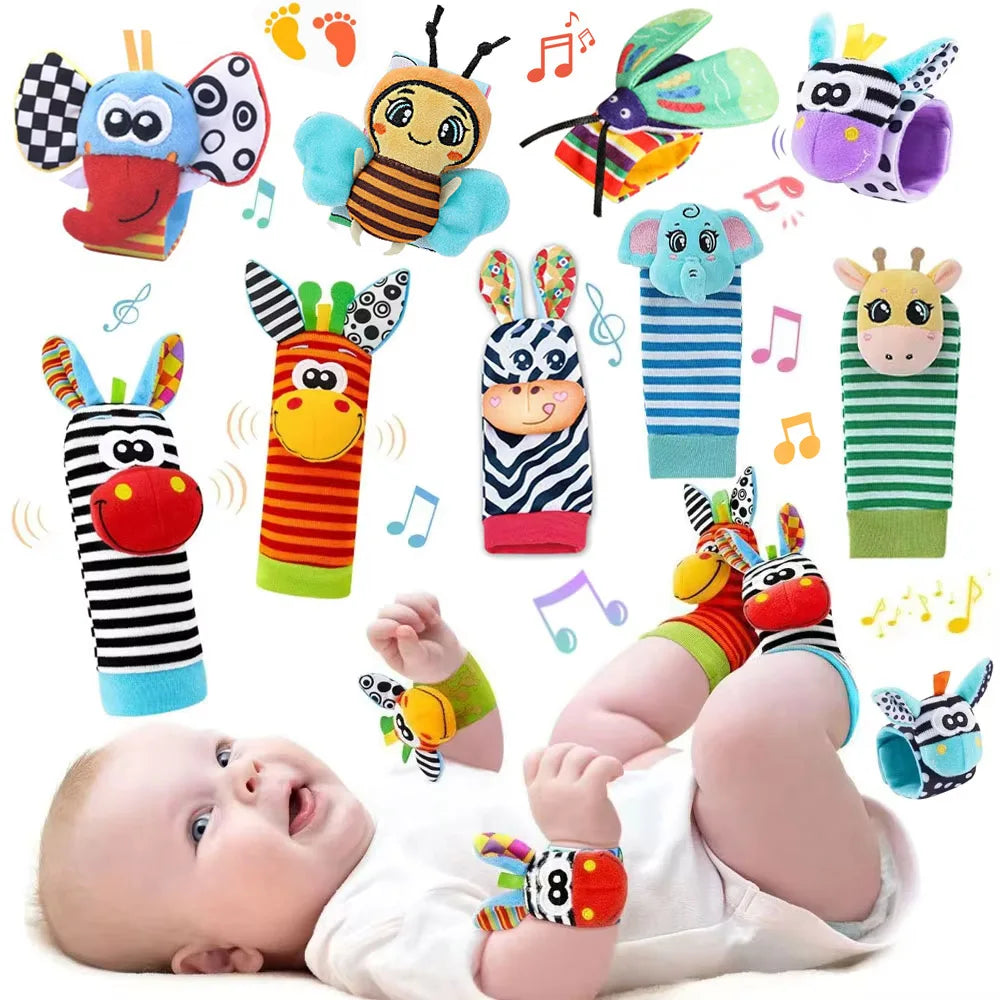 Baby Wrist & Foot Rattles