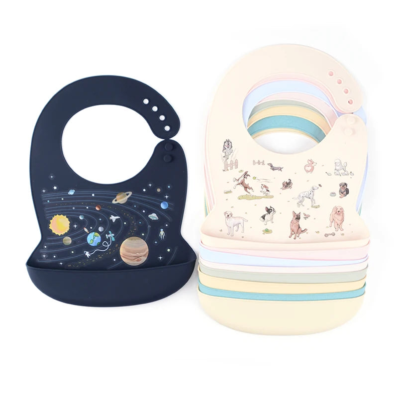 Silicone Waterproof Baby Bib