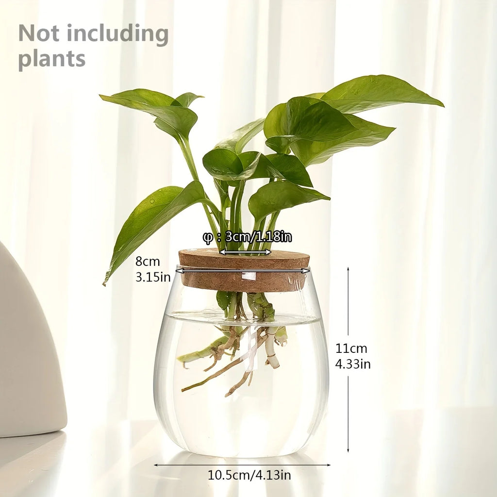 PureRoot Glass Vase
