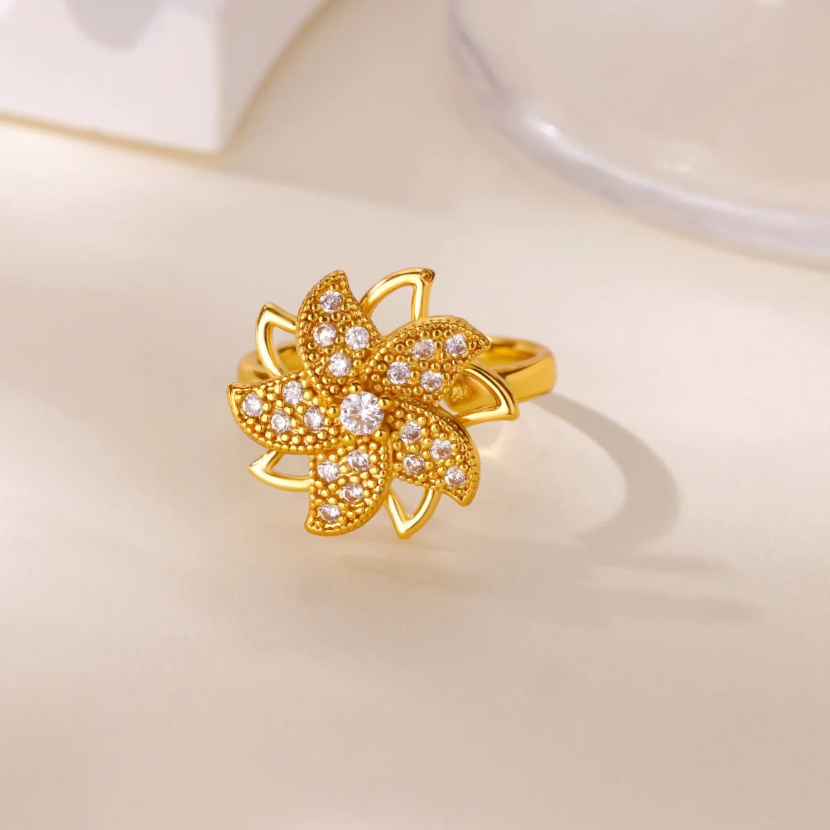 Golden Bloom Ring