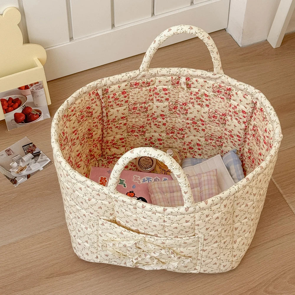 Air Friend Floral Tote Basket