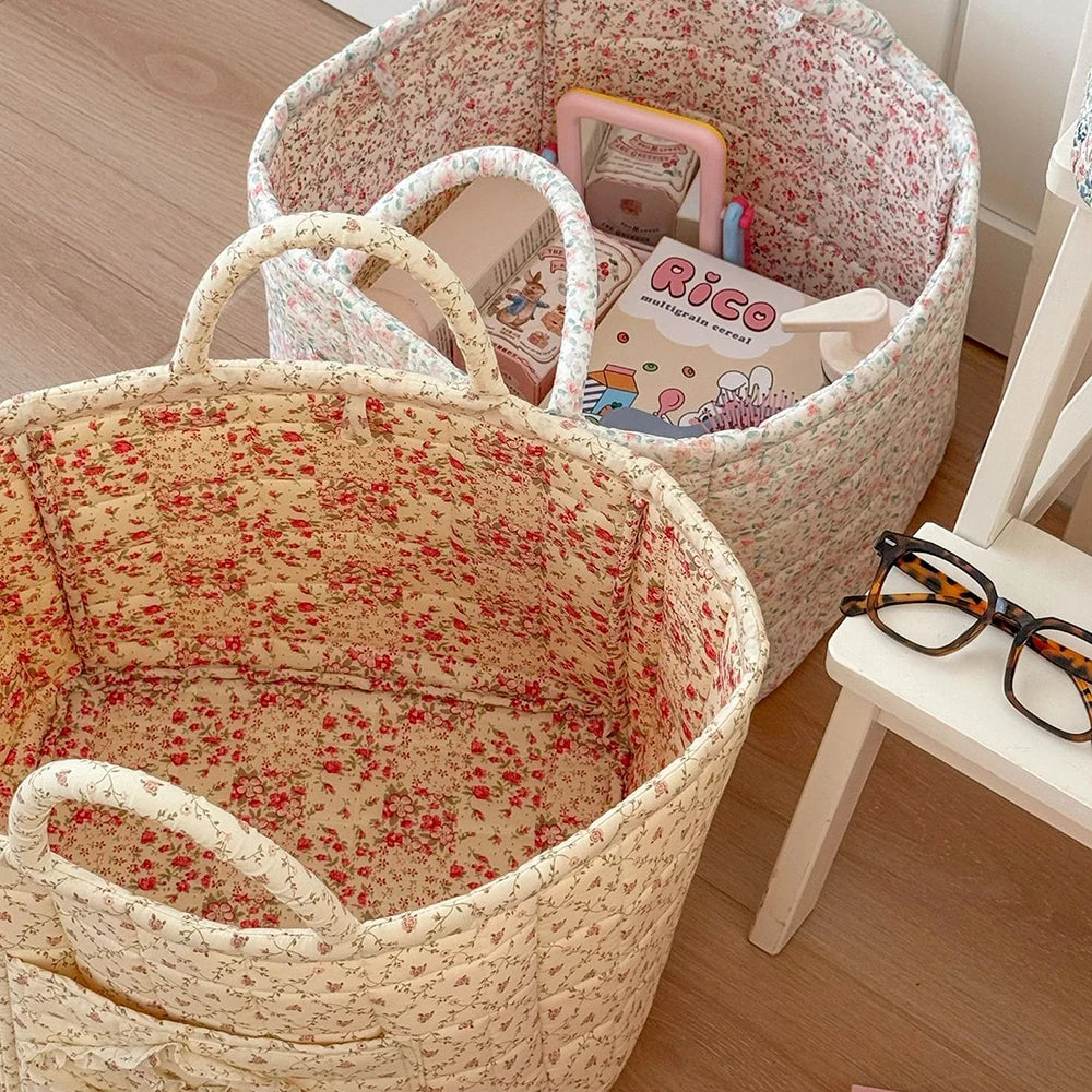 Air Friend Floral Tote Basket