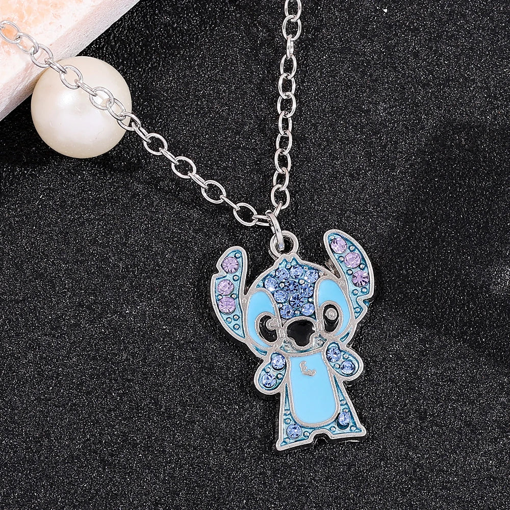 Stitch Full Diamond Necklace