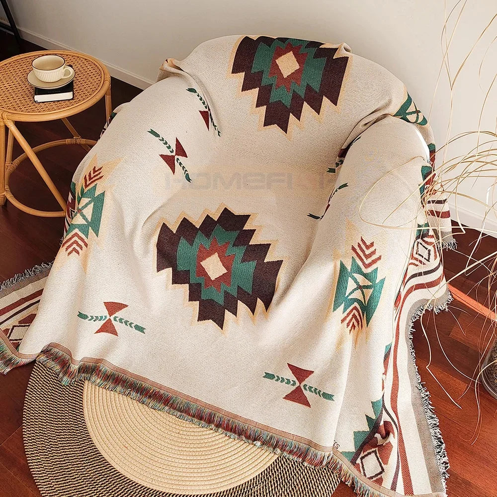 Boho Weave Throw Blanket