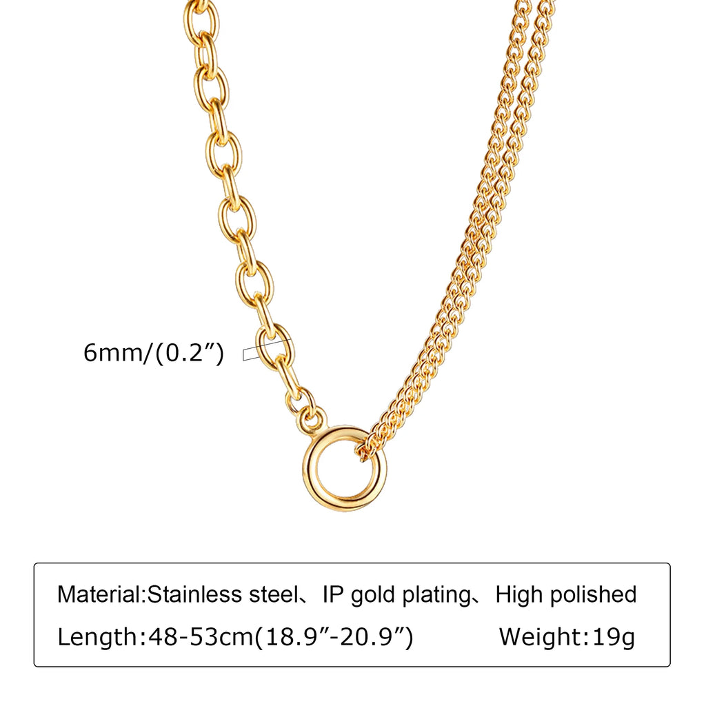 Chunky Gold Link Necklace