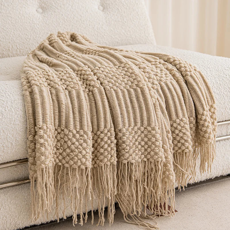 Cozy Tassel Throw