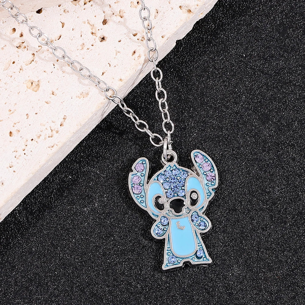Stitch Full Diamond Necklace