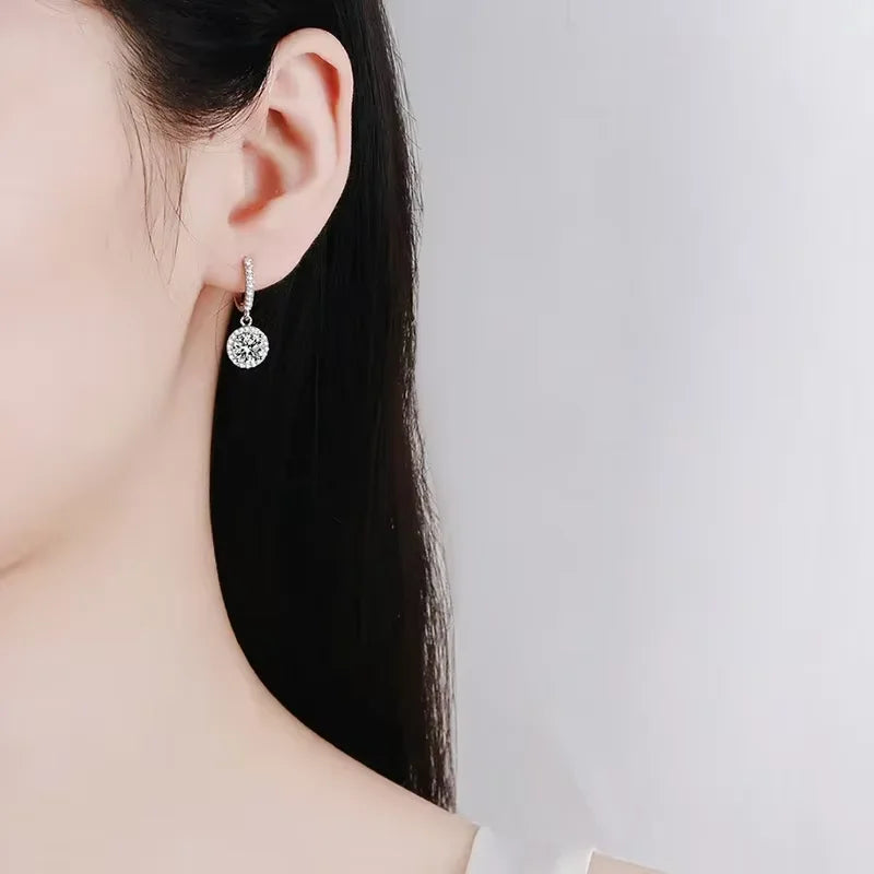Elegant Moissanite Earrings