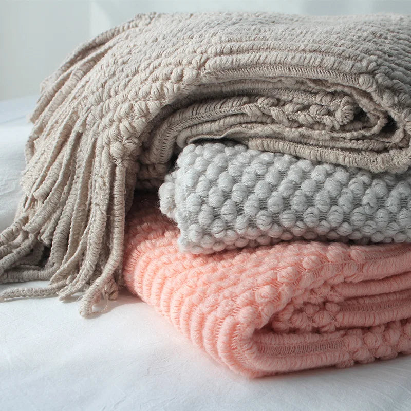 Cozy Tassel Throw