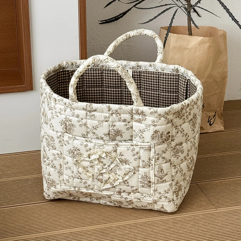 Air Friend Floral Tote Basket