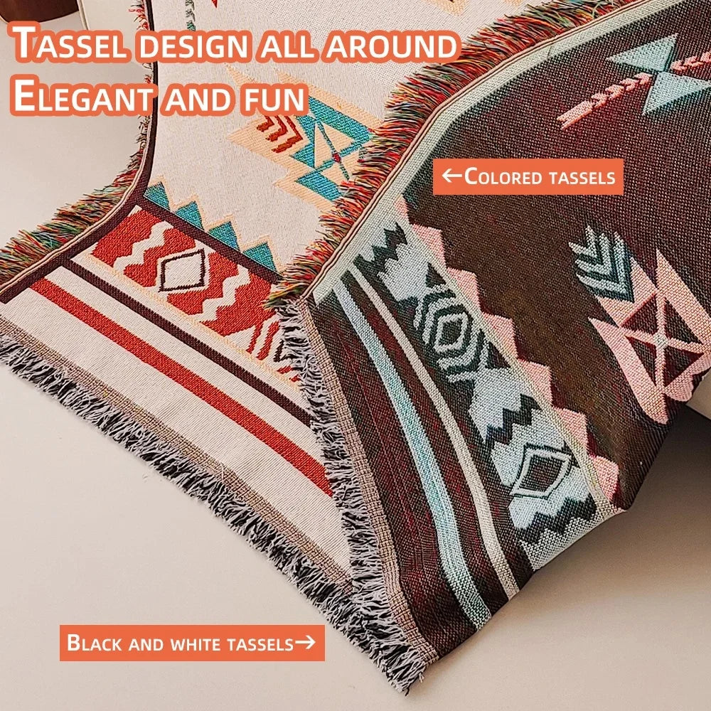 Boho Weave Throw Blanket
