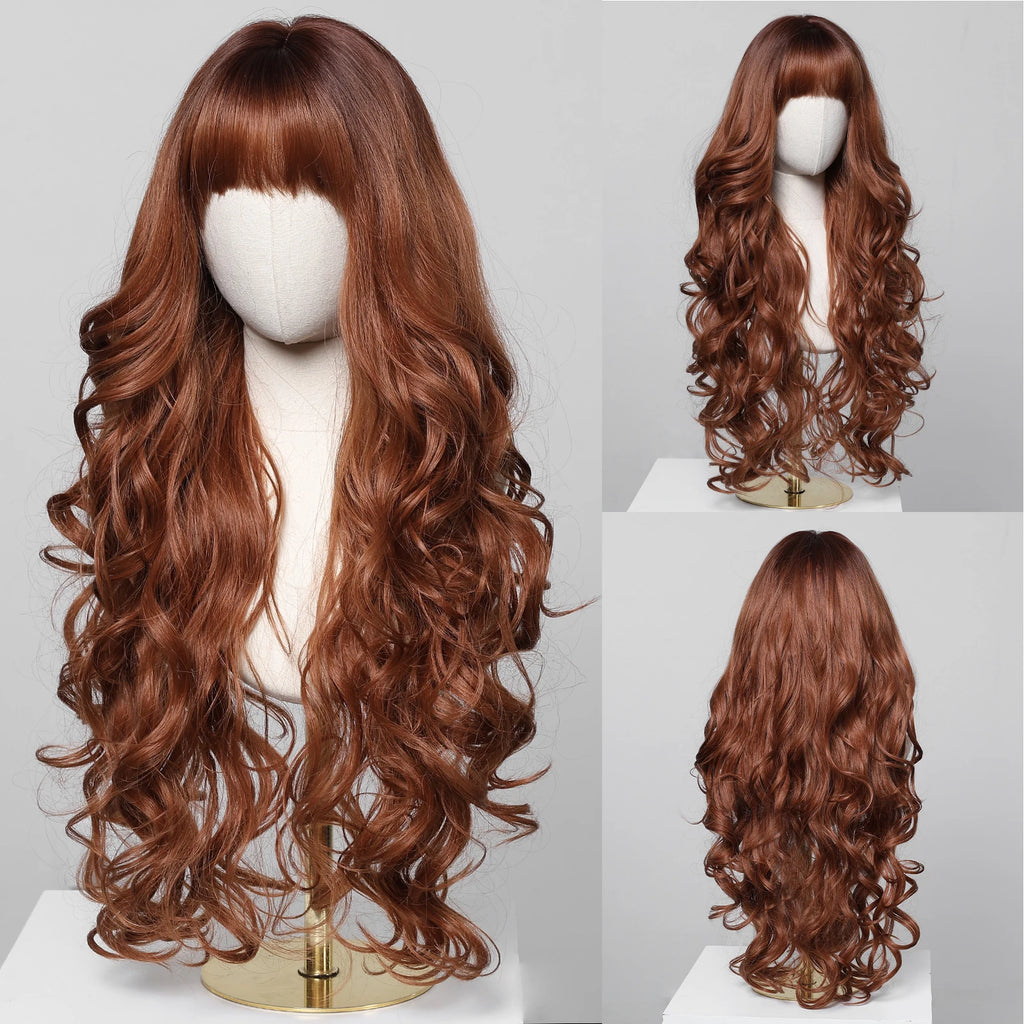 Brown Wavy Wig