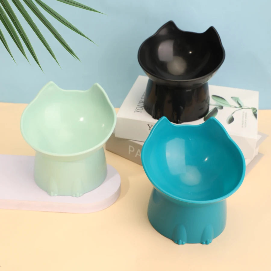 Elevated Kitty Bowl