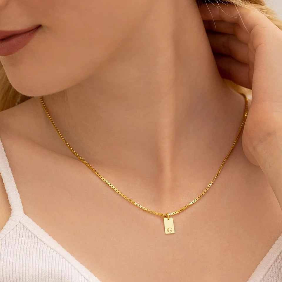 Signature Letter Necklace