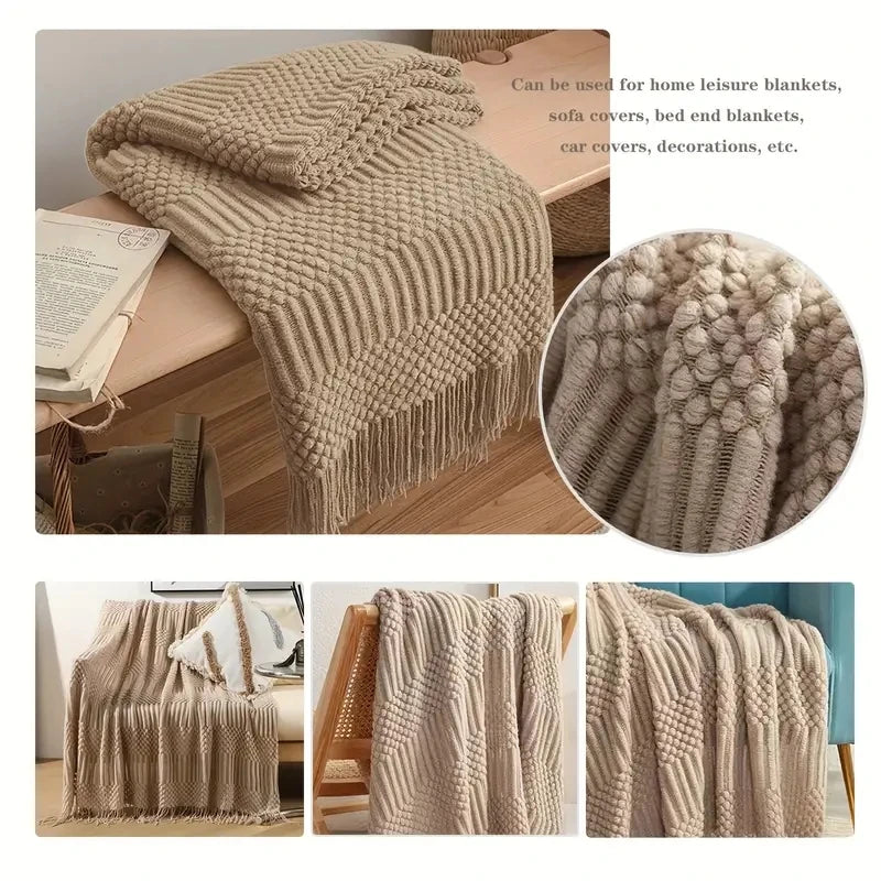 Cozy Tassel Throw