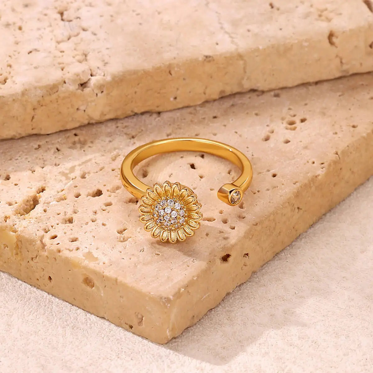 Golden Bloom Ring