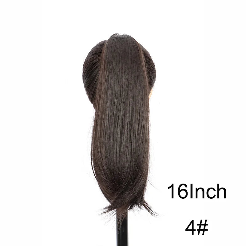 Female Slightly Curve Ponytail Hair Extension