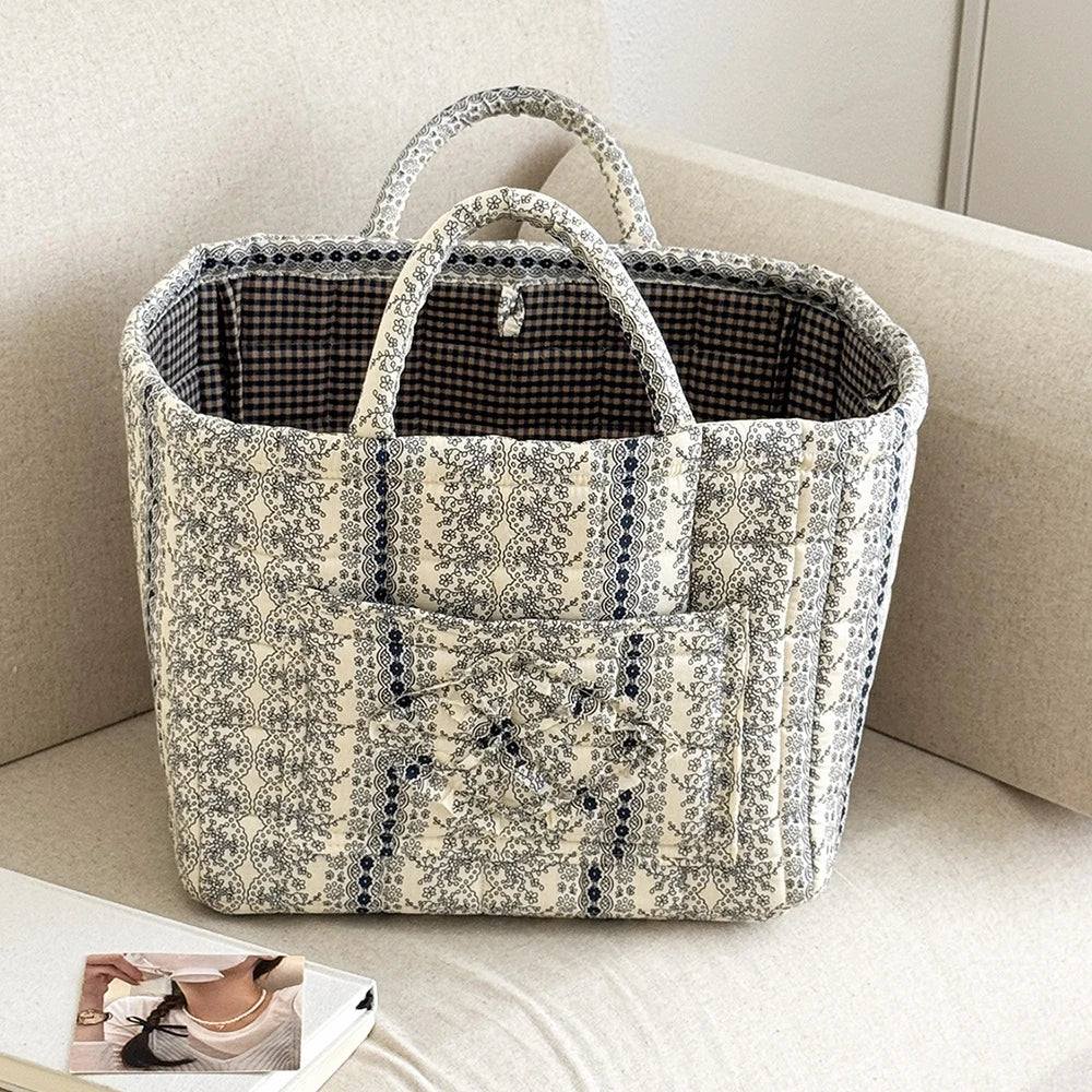 Air Friend Floral Tote Basket